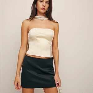 Reformation Sallie Silk Top Size 6